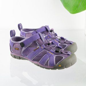Keen Seacamp Sandal Kids 3 Purple Waterproof Active Hiking WaterSport Toe Guard